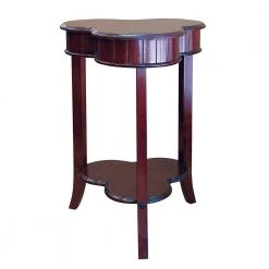 Shamrock Cherry Storage End Table by ORE International
