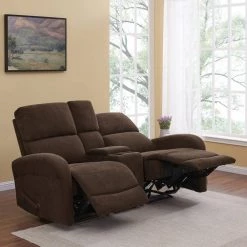 70.4 in. Chocolate Brown Chenille Polyester 2-Seater Reclining Loveseat with Cupholders by ProLounger -DealsProLounger Store chocolate brown chenille prolounger sectional sofas rcl53 brm89 2sc 31 1000