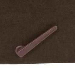 103.2 in. Chocolate Brown Polyester 4-Seater Lawson Reclining Sofa with Square Arms by ProLounger -DealsProLounger Store chocolate brown chenille prolounger sofas couches rcl53 brm89 4s 1f 1000