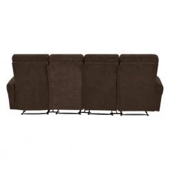 103.2 in. Chocolate Brown Polyester 4-Seater Lawson Reclining Sofa with Square Arms by ProLounger -DealsProLounger Store chocolate brown chenille prolounger sofas couches rcl53 brm89 4s 66 1000