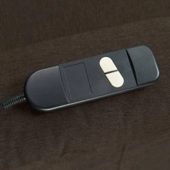 32 in. Width Chocolate Brown Velour Fabric Tufted Power Lift Recliner by ProLounger -DealsProLounger Store chocolate brown prolounger recliners a139823 44 1000