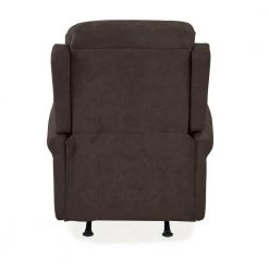 Manual Rocker Recliner and Power Lift Recliner Chairs in Chocolate Brown Nubuck Fabric (Set of 2) by ProLounger -DealsProLounger Store chocolate brown prolounger recliners a162029 1f 1000
