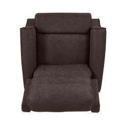 Manual Rocker Recliner and Power Lift Recliner Chairs in Chocolate Brown Nubuck Fabric (Set of 2) by ProLounger -DealsProLounger Store chocolate brown prolounger recliners a162029 a0 1000