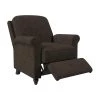 Chocolate Brown Chenille Push Back Recliner Chair by ProLounger -DealsProLounger Store chocolate brown prolounger recliners rcl37 brm89 pb 64 1000