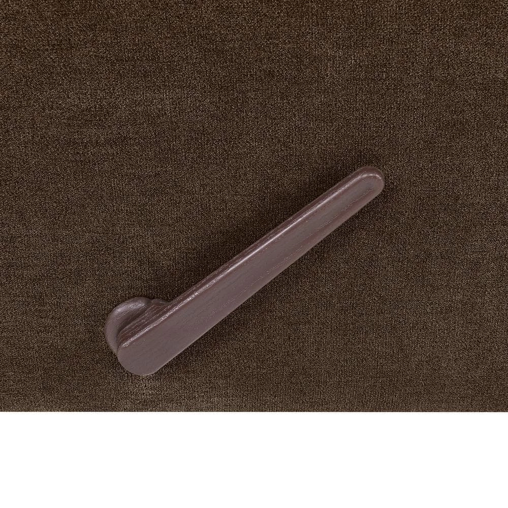 80.7 in. Chocolate Brown Polyester 3-Seater Lawson Reclining Sofa with Round Arms by ProLounger 12 80.7 in. Chocolate Brown Polyester 3-Seater Lawson Reclining Sofa with Round Arms by ProLounger - Image 10