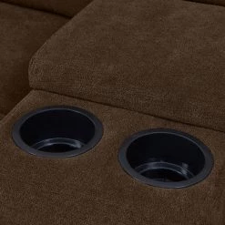 Modular Chocolate Brown Chenille Recliner Sofa with Two Storage Consoles and USB Ports (4-Seat) by ProLounger 26 Modular Chocolate Brown Chenille Recliner Sofa with Two Storage Consoles and USB Ports (4-Seat) by ProLounger -DealsProLounger Store chocolate brown prolounger sofas couches rcl53 brm89 4sc 44 1000