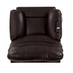 Coffee Brown Faux Leather Fabric Power Recline and Lift Chair by ProLounger -DealsProLounger Store coffee brown prolounger recliners a168359 a0 1000
