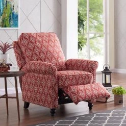 Cranberry Red Diamond Medallion Woven Fabric Push Back Recliner Chair by ProLounger 27 Cranberry Red Diamond Medallion Woven Fabric Push Back Recliner Chair by ProLounger -DealsProLounger Store cranberry red diamond medallion woven prolounger recliners a163903 31 1000