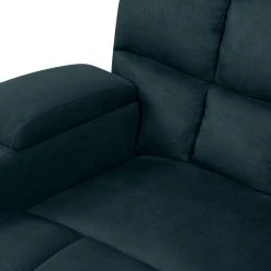 Wall Hugger 70 in. Deep Blue Polyester 2-Seater Reclining Loveseat with Cupholders by ProLounger -DealsProLounger Store deep blue prolounger loveseats a156493 fa 1000