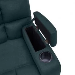 6-Piece Deep Blue Microfiber Curved Power Reclining Sectional Sofa with Storage Consoles by ProLounger -DealsProLounger Store deep blue prolounger sectional sofas a149563 1f 1000