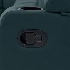 5-Piece Deep Blue Microfiber 5-Seater Curved Reclining Sectional Sofa with Storage Consoles by ProLounger -DealsProLounger Store deep blue prolounger sectional sofas a149587 76 1000