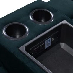 Wall Hugger 4-Seat Reclining Deep Blue Microfiber Sofa with Power Storage Consoles by ProLounger 23 Wall Hugger 4-Seat Reclining Deep Blue Microfiber Sofa with Power Storage Consoles by ProLounger -DealsProLounger Store deep blue prolounger sofas couches a156615 1f 1000