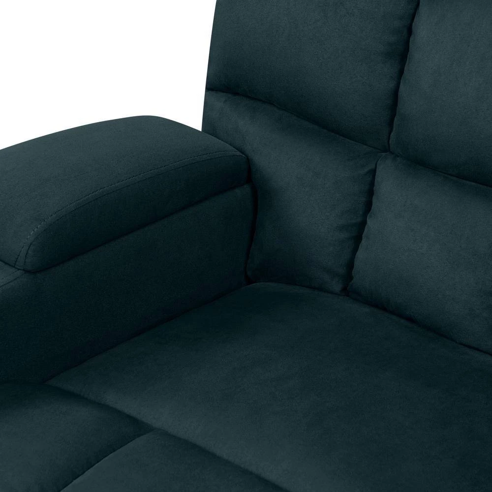 Wall Hugger 4-Seat Reclining Deep Blue Microfiber Sofa with Power Storage Consoles by ProLounger 13 Wall Hugger 4-Seat Reclining Deep Blue Microfiber Sofa with Power Storage Consoles by ProLounger - Image 11