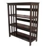 36 in. Espresso 3-Shelf Etagere Bookcase by ORE International -DealsProLounger Store espresso ore international bookcases bookshelves r5416 esb 64 1000