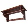 Mahogany Wall Mounted Coat Rack by ORE International -DealsProLounger Store espresso ore international coat racks dwh001 64 1000