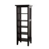 33.5 in. Espresso CD Media Storage Tower by ORE International -DealsProLounger Store espresso ore international media storage r5418esb 64 1000