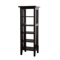 33.5 in. Espresso CD Media Storage Tower by ORE International