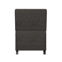 Distressed Fog Gray Faux Leather Push Back Recliner Chair with Nailhead Trim by ProLounger -DealsProLounger Store fog gray prolounger recliners a162777 66 1000