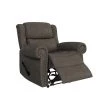 40 in. W Gray Faux Leather Wall Hugger Rolled Arm Recliner by ProLounger