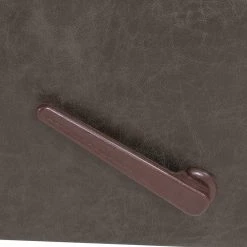 Distressed Fog Gray Faux Leather 3-Seat Rolled Arm Wall Hugger Recliner Sofa by ProLounger -DealsProLounger Store fog gray prolounger sofas couches rcl60 nks15 3s 1d 1000