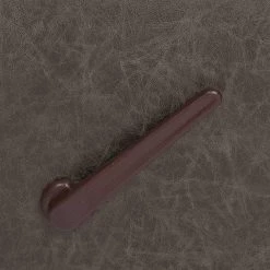 Distressed Fog Gray Faux Leather 3-Seat Rolled Arm Wall Hugger Recliner Sofa with 2-Storage Consoles and USB Ports by ProLounger -DealsProLounger Store fog gray prolounger sofas couches rcl60 nks15 3sc 1d 1000