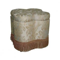 Beige Storage Ottoman by ORE International
