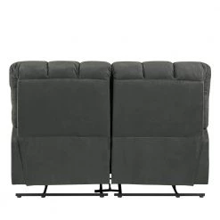 57 in. Gray Polyester 2-Seater Reclining Loveseat with Cupholders by ProLounger -DealsProLounger Store gray prolounger loveseats rcl16 aaa16 2s 66 1000