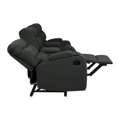 3-Seat Gray Microfiber Wall Hugger Recliner Sofa with Power Storage Consoles by ProLounger 20 3-Seat Gray Microfiber Wall Hugger Recliner Sofa with Power Storage Consoles by ProLounger -DealsProLounger Store gray prolounger sofas couches rcl16 aaa16 3sc 77 1000