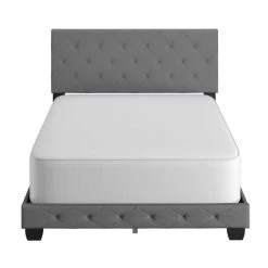 Charlotte Grey Linen King Upholstered Platform Bed Frame by Boyd Sleep 12 Charlotte Grey Linen King Upholstered Platform Bed Frame by Boyd Sleep -DealsProLounger Store grey boyd sleep platform beds chgr963ek fa 1000