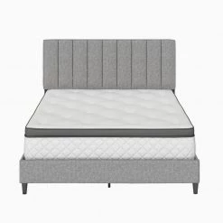Lily Grey Linen King Upholstered Platform Bed Frame by Boyd Sleep 13 Lily Grey Linen King Upholstered Platform Bed Frame by Boyd Sleep -DealsProLounger Store grey boyd sleep platform beds lhgr971ek 44 1000
