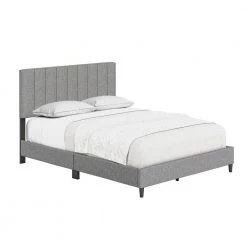 Lily Grey Linen King Upholstered Platform Bed Frame by Boyd Sleep 11 Lily Grey Linen King Upholstered Platform Bed Frame by Boyd Sleep -DealsProLounger Store grey boyd sleep platform beds lhgr971ek c3 1000