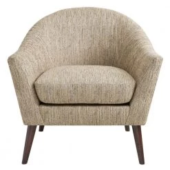 Dev Grey Mid-Century Removable Cushion Track Arm Accent Club Chair by Madison Park