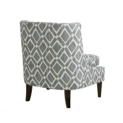 Kyerin Grey Removable Cushion Swoop Arm Accent Chair by Madison Park -DealsProLounger Store grey madison park accent chairs fpf18 0516 4f 1000