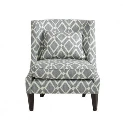 Kyerin Grey Removable Cushion Swoop Arm Accent Chair by Madison Park