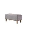 17 in. Grey Seat Flip Storage Bench with Unfinished Legs by ORE International -DealsProLounger Store grey ore international dining benches hb4756b 64 1000
