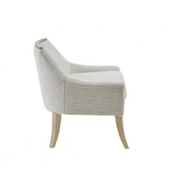 Milana Ivory Modern Accent Chair by Madison Park -DealsProLounger Store ivory madison park accent chairs mp100 0957 c3 1000