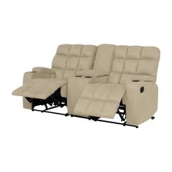 70 in. Khaki Tufted Polyester 2-Seater Reclining Loveseat with Cupholders by ProLounger 20 70 in. Khaki Tufted Polyester 2-Seater Reclining Loveseat with Cupholders by ProLounger -DealsProLounger Store khaki prolounger loveseats rcl16 aaa82 2sc 1d 1000