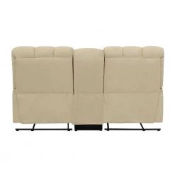 70 in. Khaki Tufted Polyester 2-Seater Reclining Loveseat with Cupholders by ProLounger 21 70 in. Khaki Tufted Polyester 2-Seater Reclining Loveseat with Cupholders by ProLounger -DealsProLounger Store khaki prolounger loveseats rcl16 aaa82 2sc 66 1000