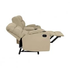 70 in. Khaki Tufted Polyester 2-Seater Reclining Loveseat with Cupholders by ProLounger 22 70 in. Khaki Tufted Polyester 2-Seater Reclining Loveseat with Cupholders by ProLounger -DealsProLounger Store khaki prolounger loveseats rcl16 aaa82 2sc 77 1000