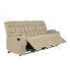 3-Seat Khaki Microfiber Wall Hugger Storage Reclining Sofa by ProLounger -DealsProLounger Store khaki prolounger sofas couches rcl16 aaa82 3s 64 1000