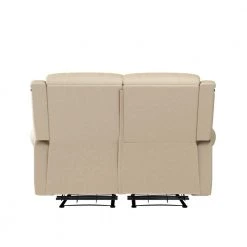 60.5 in. Distressed Latte Tan Polyester 2-Seater Reclining Loveseat with Nailheads by ProLounger -DealsProLounger Store latte tan prolounger loveseats rcl60 nks85 2s 66 1000