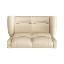 60.5 in. Distressed Latte Tan Polyester 2-Seater Reclining Loveseat with Nailheads by ProLounger -DealsProLounger Store latte tan prolounger loveseats rcl60 nks85 2s a0 1000