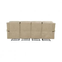 Distressed Latte Tan Faux Leather 4-Seat Rolled Arm Wall Hugger Recliner Sofa by ProLounger 19 Distressed Latte Tan Faux Leather 4-Seat Rolled Arm Wall Hugger Recliner Sofa by ProLounger -DealsProLounger Store latte tan prolounger sofas couches rcl60 nks85 4s 66 1000