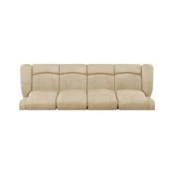 Distressed Latte Tan Faux Leather 4-Seat Rolled Arm Wall Hugger Recliner Sofa by ProLounger 18 Distressed Latte Tan Faux Leather 4-Seat Rolled Arm Wall Hugger Recliner Sofa by ProLounger -DealsProLounger Store latte tan prolounger sofas couches rcl60 nks85 4s a0 1000