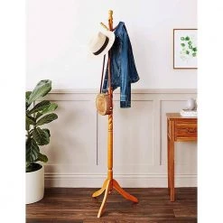 71.5 in. Twist Natural Wood 6-Hook Coat Rack by ORE International 13 71.5 in. Twist Natural Wood 6-Hook Coat Rack by ORE International -DealsProLounger Store light brown wood ore international coat racks n10061 nab 31 1000