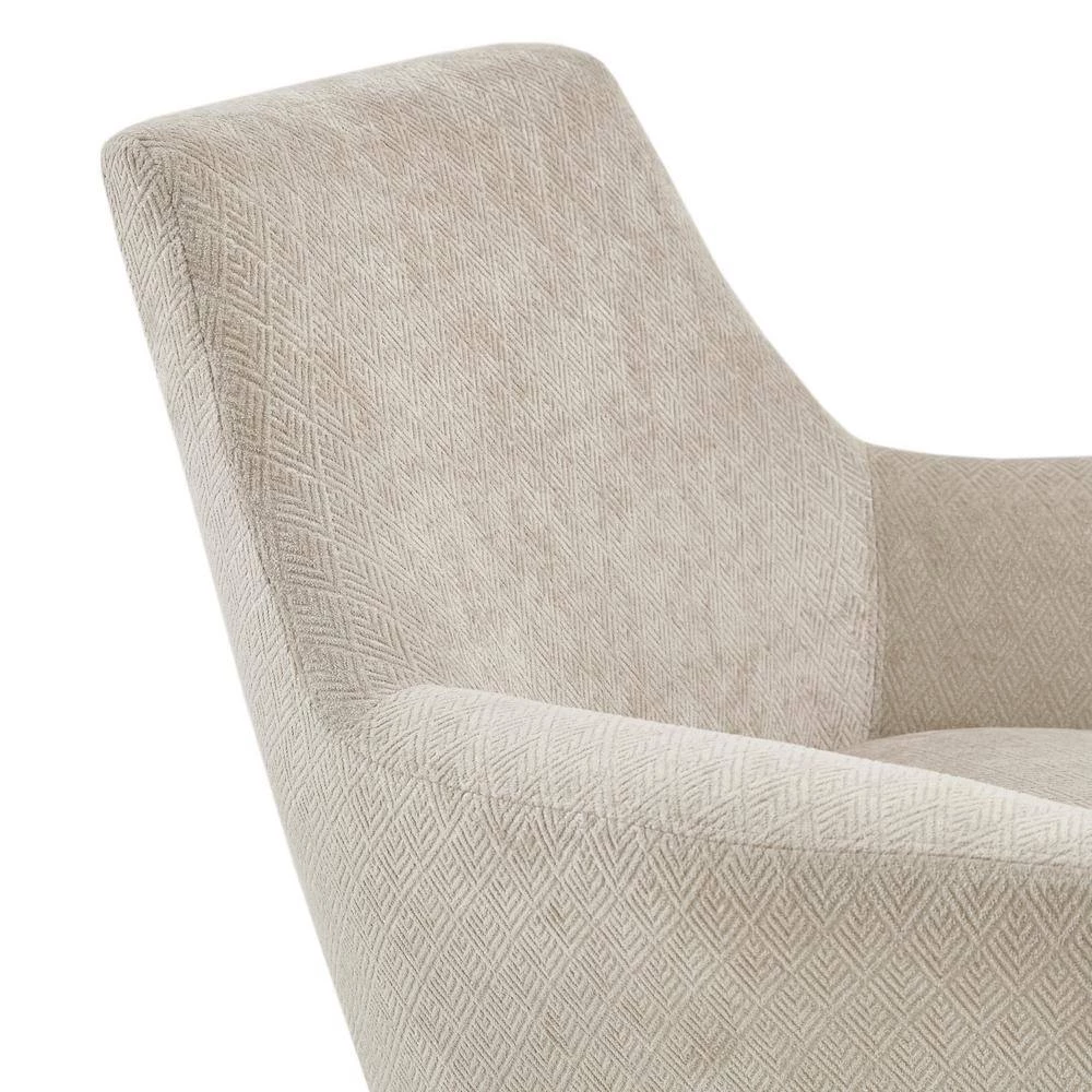 Carwyn Light Taupe Removable Cushion Track Arm Swivel Chair by Madison Park 7 Carwyn Light Taupe Removable Cushion Track Arm Swivel Chair by Madison Park - Image 5