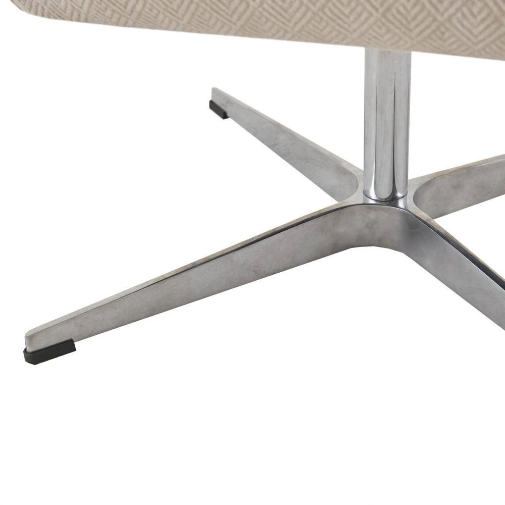 Carwyn Light Taupe Removable Cushion Track Arm Swivel Chair by Madison Park 8 Carwyn Light Taupe Removable Cushion Track Arm Swivel Chair by Madison Park - Image 6