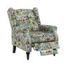 Multi Cream Botanical Floral Print Fabric Button Tufted Wingback Pushback Recliner by ProLounger 1 Multi Cream Botanical Floral Print Fabric Button Tufted Wingback Pushback Recliner by ProLounger -DealsProLounger Store multi cream botanical floral print prolounger recliners a191395 64 1000