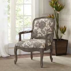 Charlotte Multi Camel Back Exposed Wood Chair by Madison Park -DealsProLounger Store multi madison park accent chairs fpf18 0501 31 1000