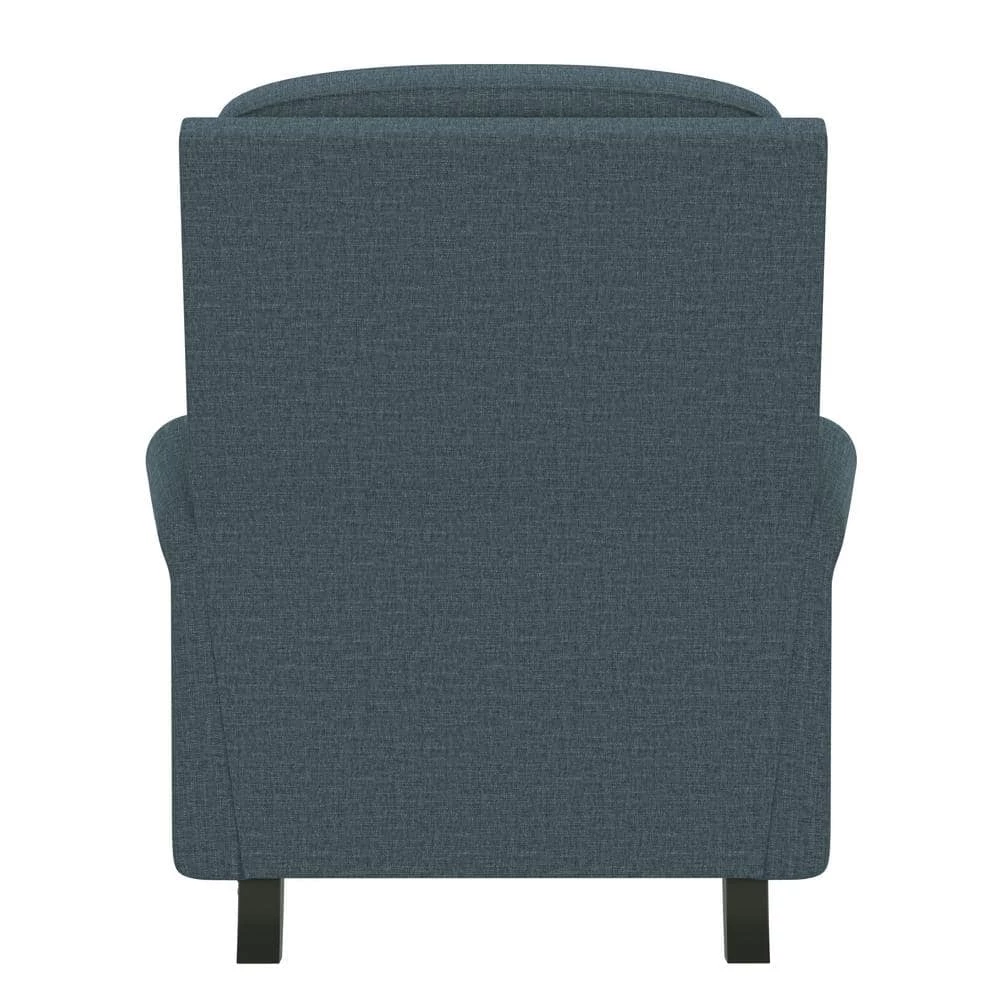 Push Back Multi-warp Caribbean Blue Chenille Recliner Chair by ProLounger 7 Push Back Multi-warp Caribbean Blue Chenille Recliner Chair by ProLounger - Image 5